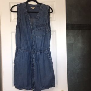 Lucky brand blue Jean romper